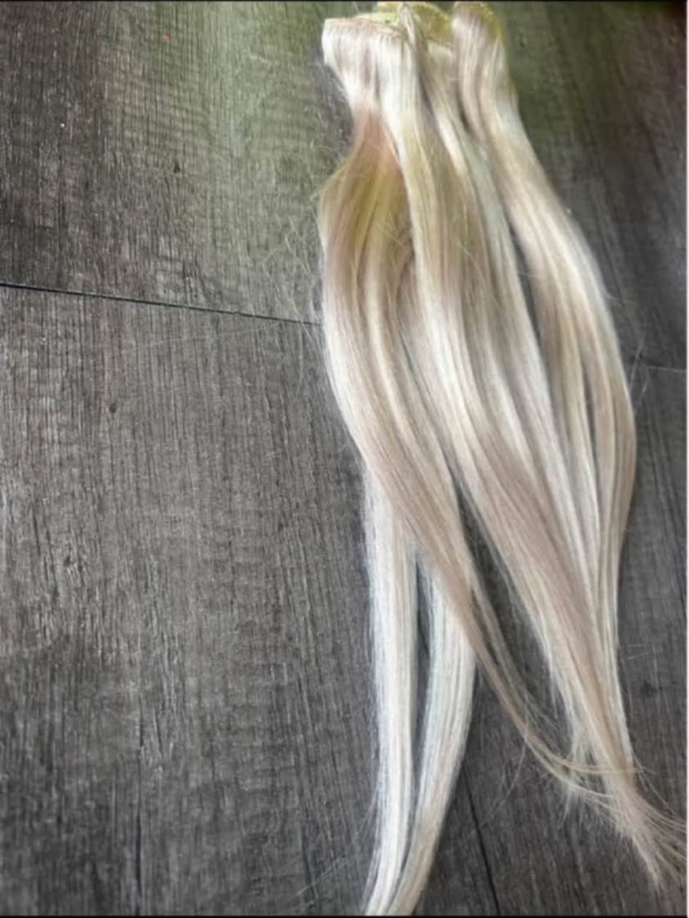 Blonde Clip-In Hair Extensions –Human Hair